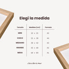 Cuadro Tira de fotos: guía de medidas — El Kiosko de Mar, Uruguay