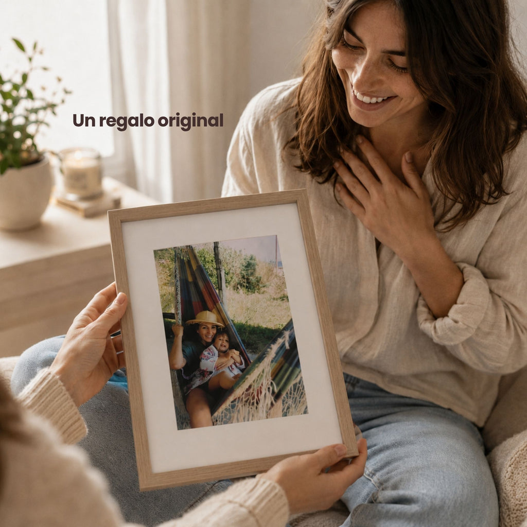 Cuadro Tira de fotos personalizado como regalo — El Kiosko de Mar, Uruguay