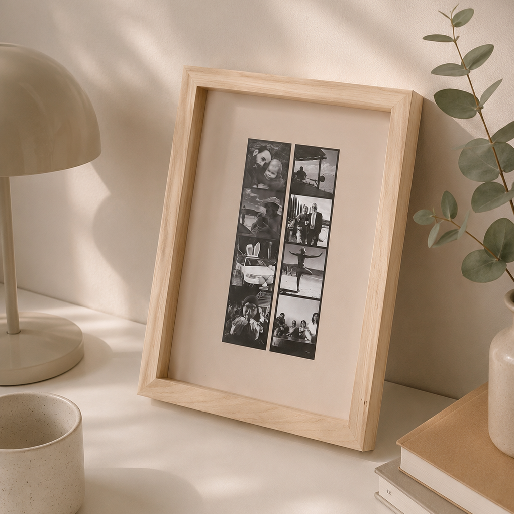 Cuadro Tira de fotos en ambiente — regalo personalizado de El Kiosko de Mar