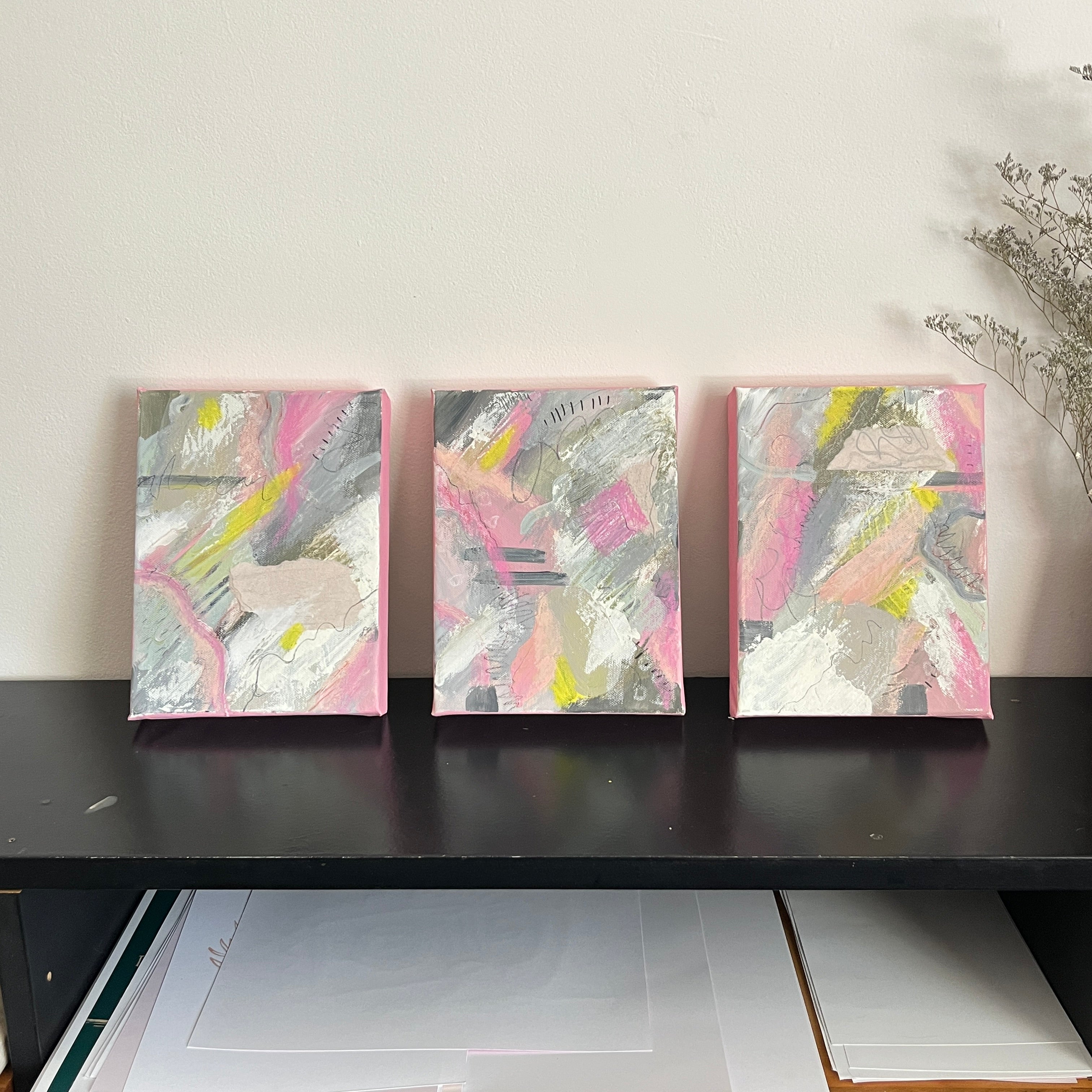 Cuadros Rosa (x3) - SECUENCIA ÚNICA