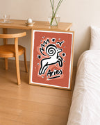 Aries - Cuadro Signo del Zodíaco - Color