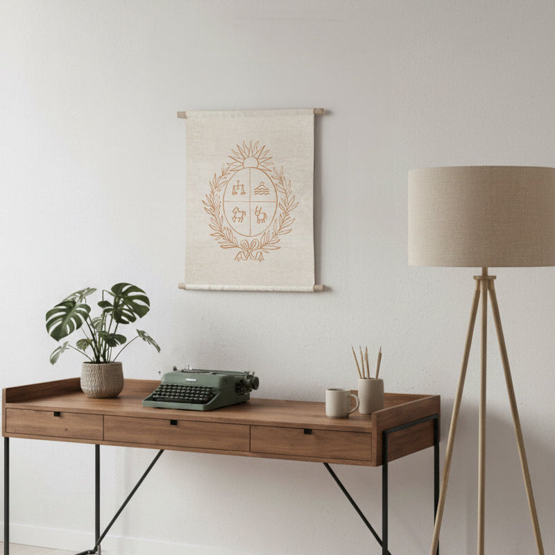 ¡PREVENTA! Banderín Escudo de Uruguay - ENTREGA 05/12