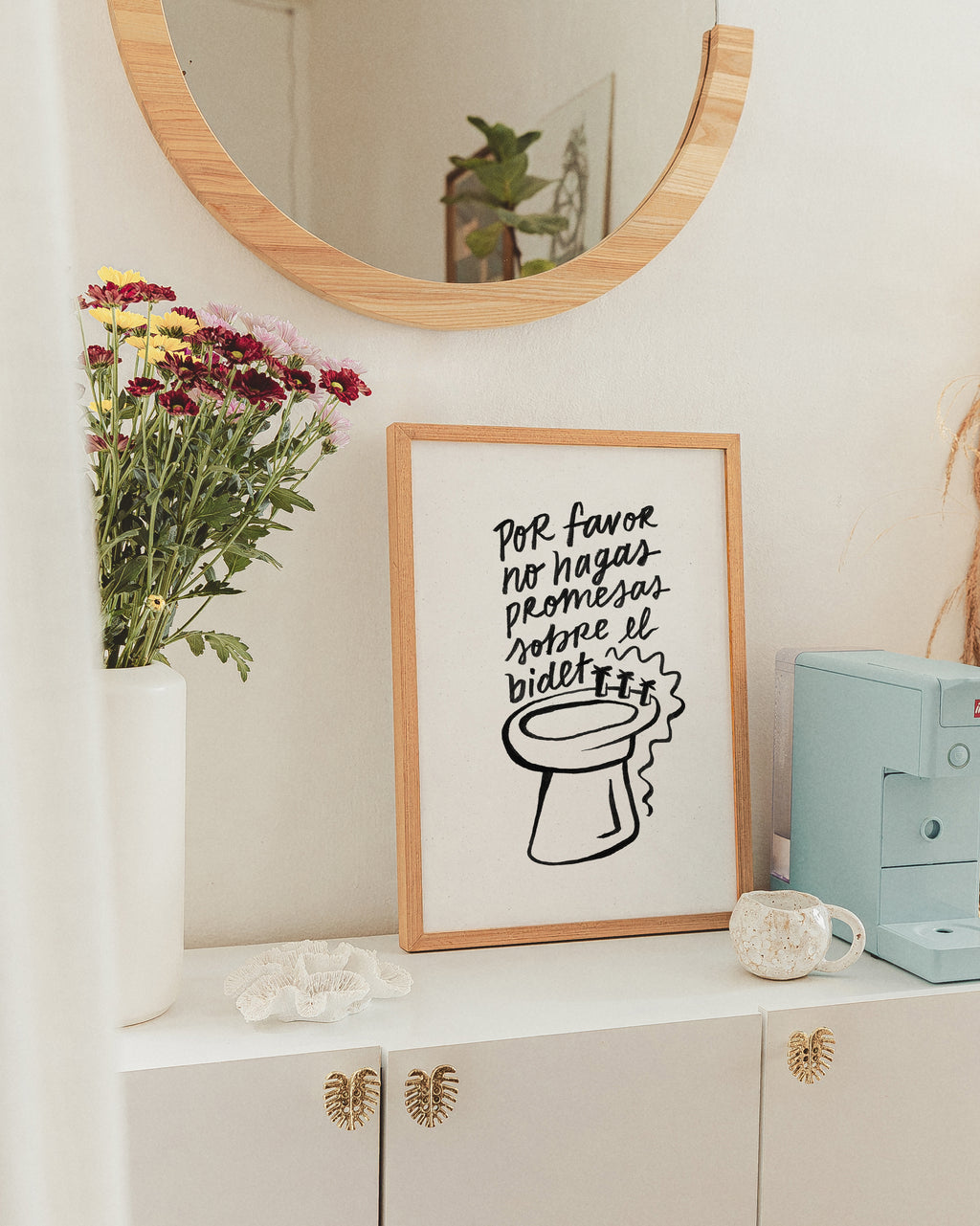 El baño también merece decoración - Cuadro Promesas