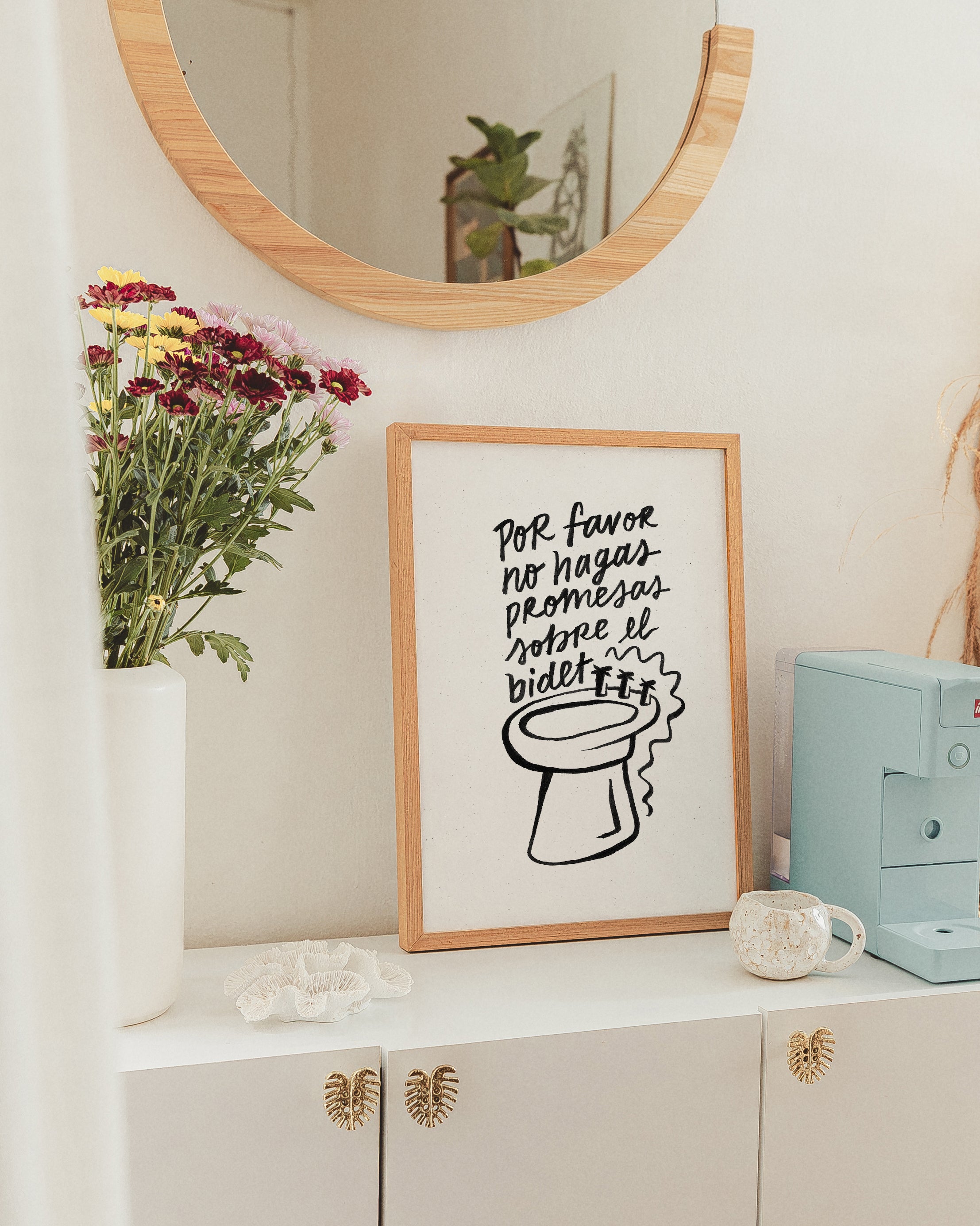 El baño también merece decoración - Cuadro Promesas