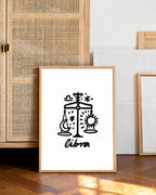 Libra - Cuadro Signo del Zodíaco