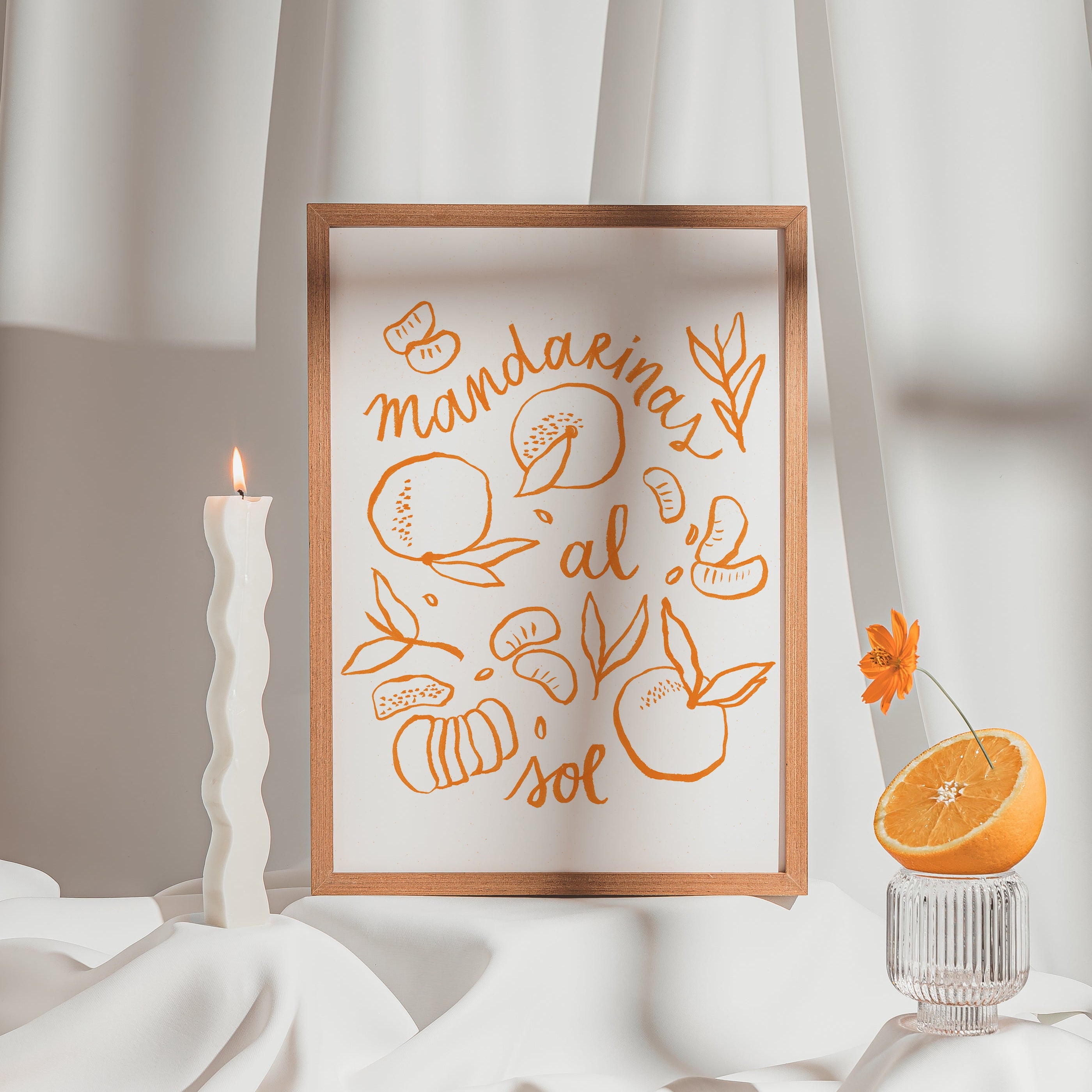 Un aroma que despierta un recuerdo - Cuadro Mandarina