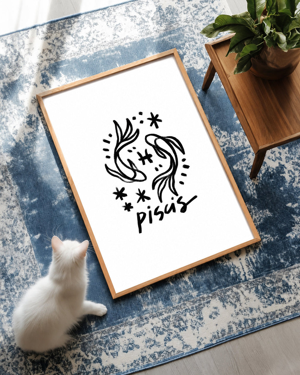 Piscis - Blanco y Negro