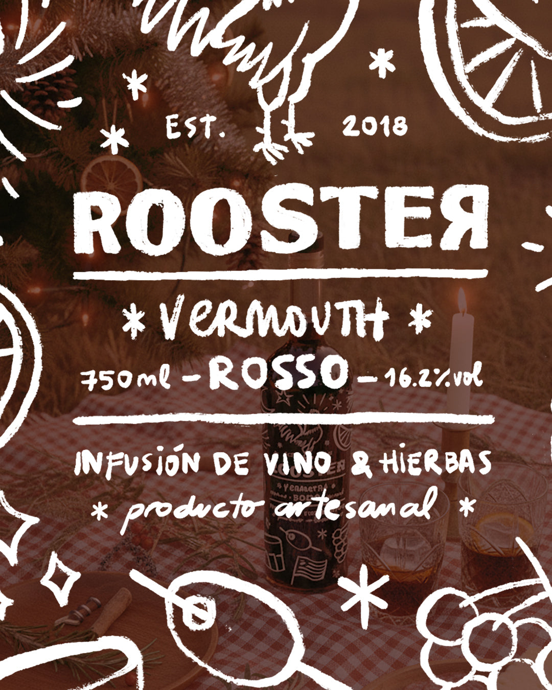 Vermut Rooster x El Kiosko. Edición especial - Rosso 750ml