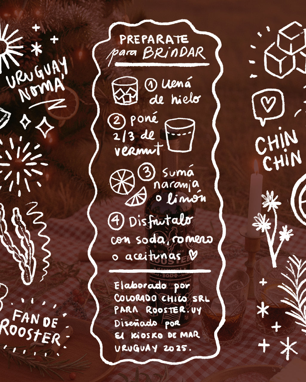 Vermut Rooster x El Kiosko. Edición especial - Rosso 750ml