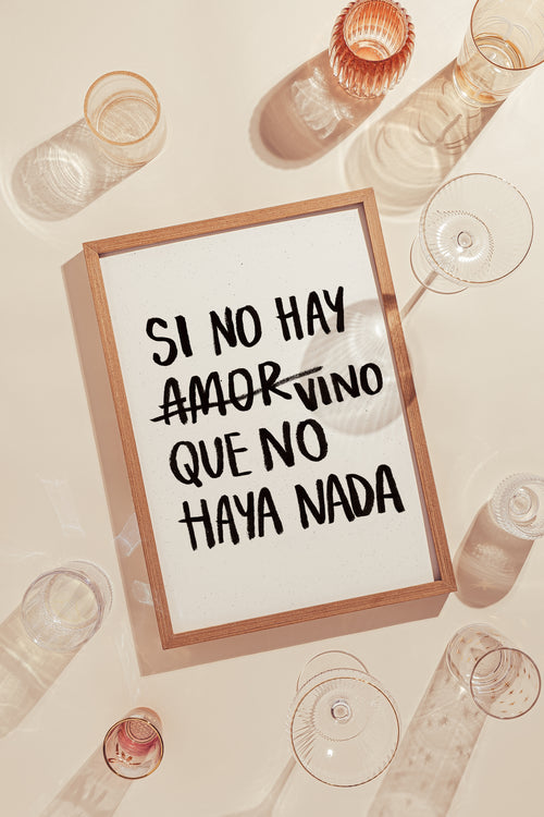 Si no hay amor (Vino)